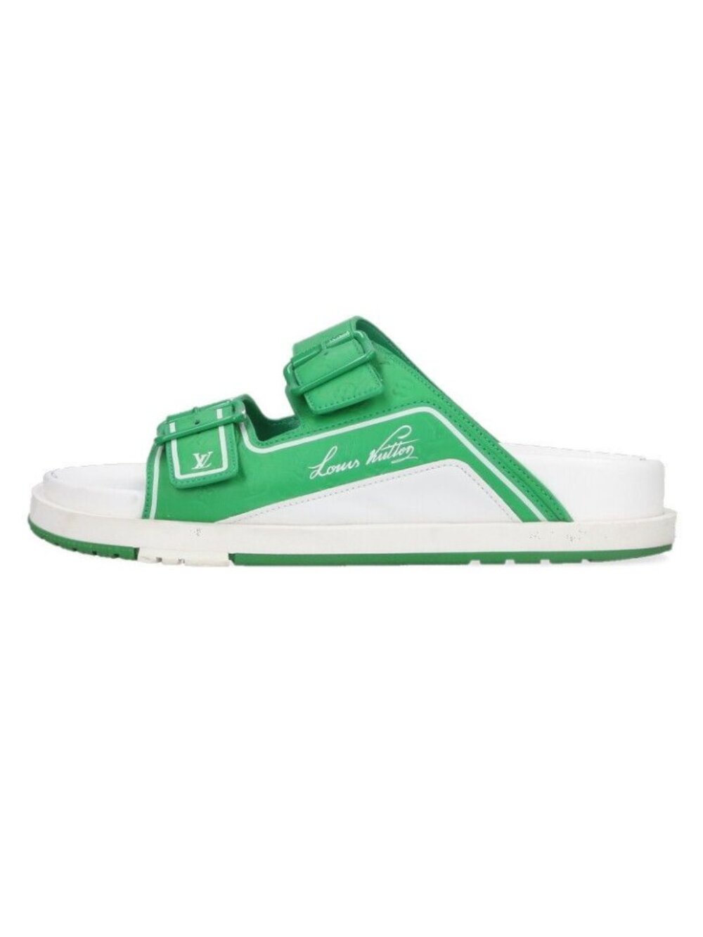 Louis Vuitton LV Trainer Sneaker Green White - Picture 2 of 5